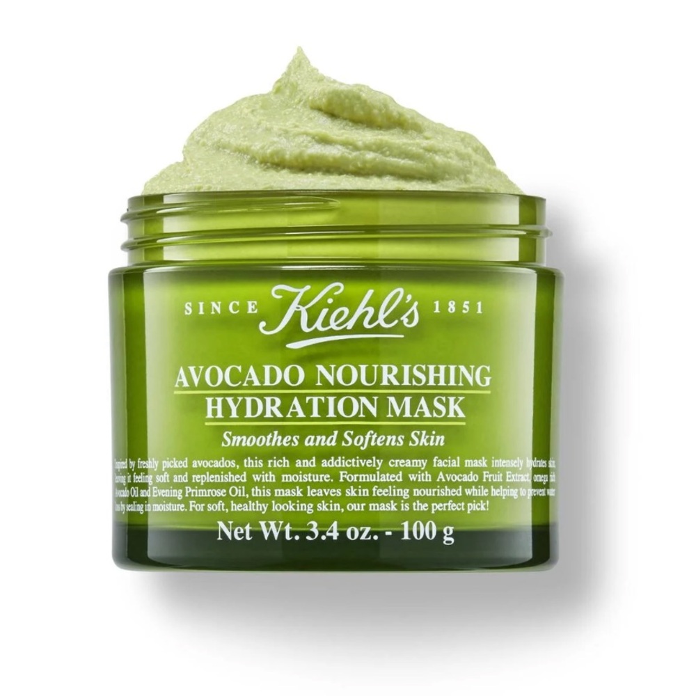 NWT Kiehl's Avocado Nourishing Hydration Mask Full Size 3.4 Oz